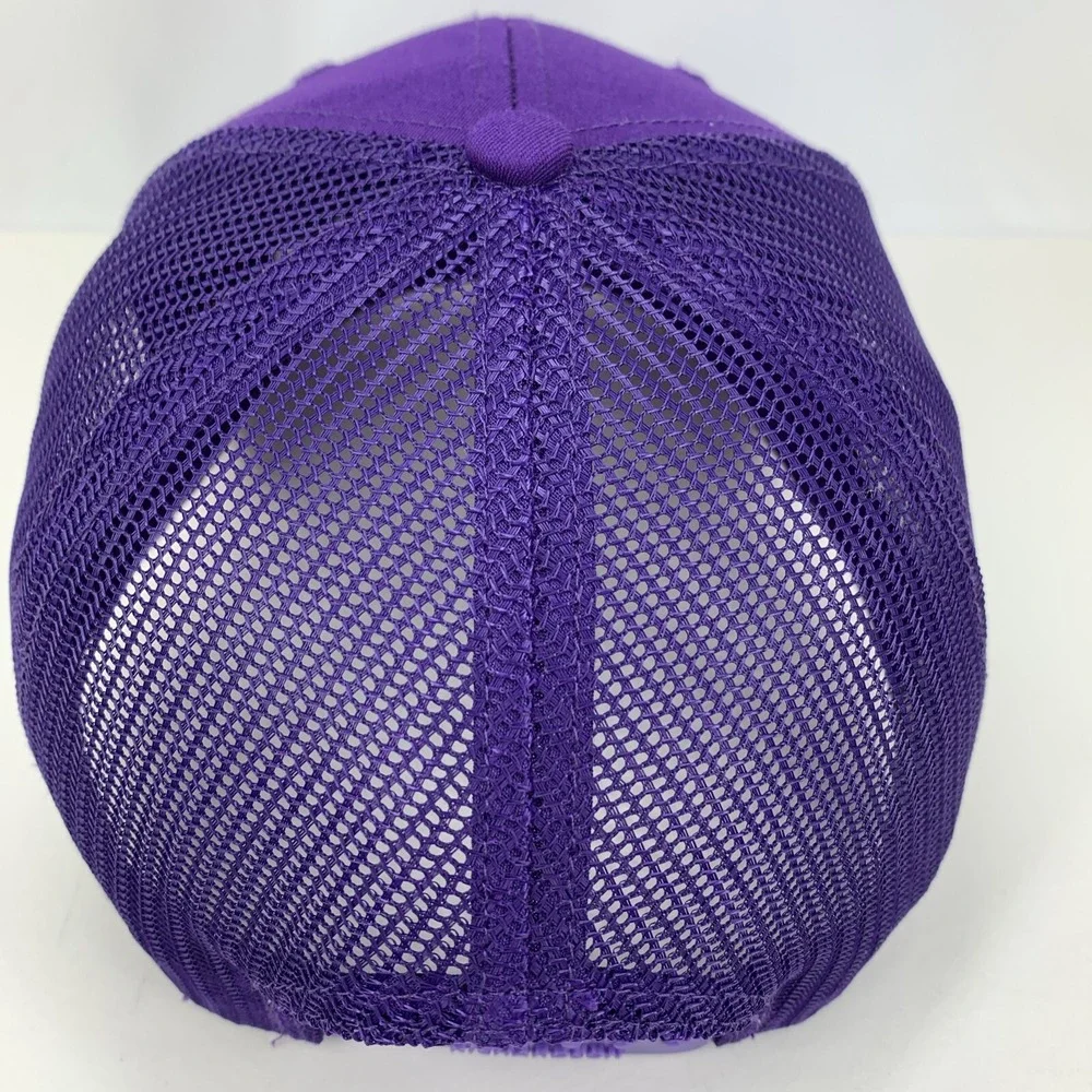 The Paisley Project Hat Purple Mesh Adjustable Snapback Richardson Trucker Cap